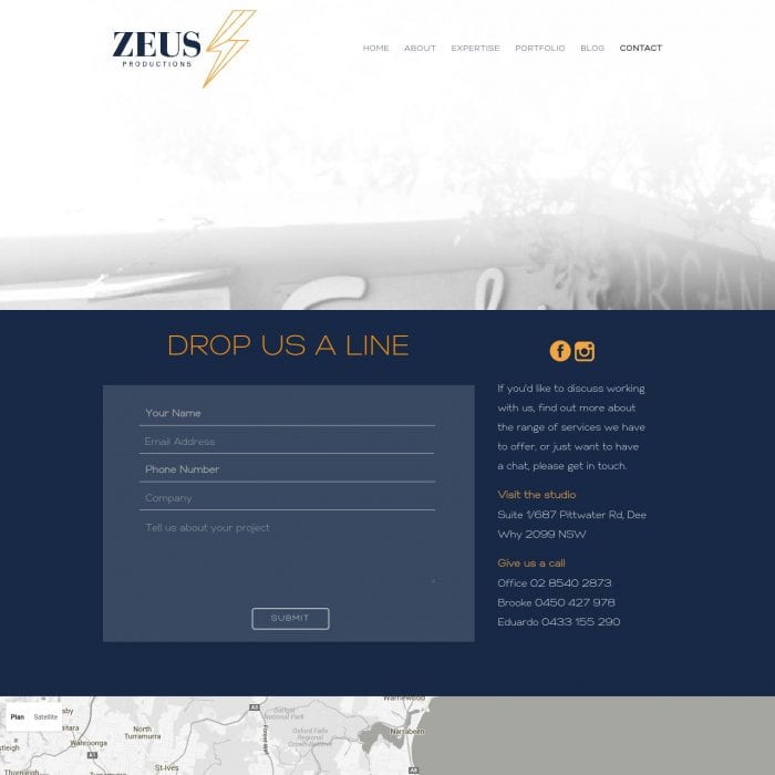 Zeus Productions - Contact