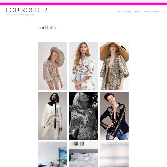 Lou Rosser - Portfolio