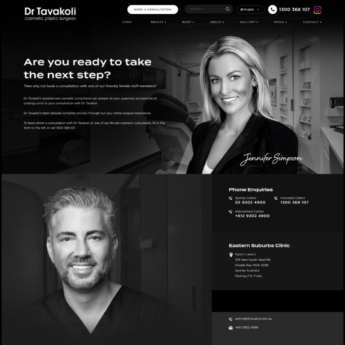 Dr Tavakoli - Contact us