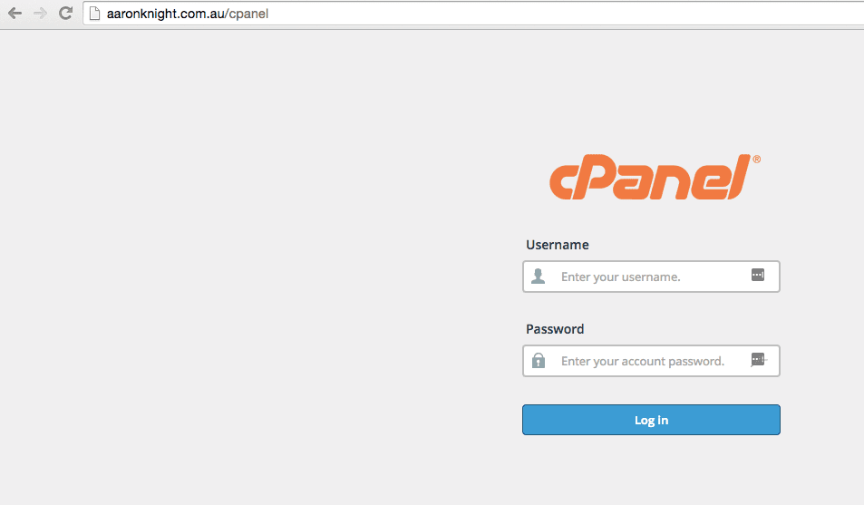 Cpanel Login