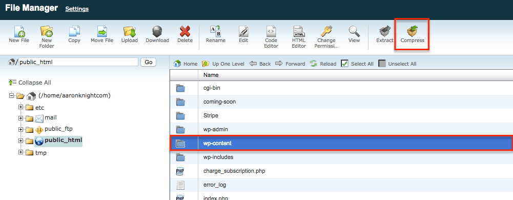 wp-content-compress